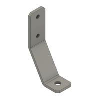 MODULAR SOLUTIONS SUPPORT ANGLE<br>ANGLE BRKT FLOOR FASTENING 150MM